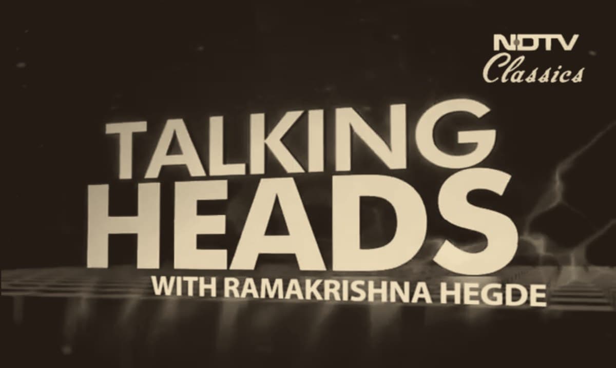 Video still — Talking Heads: Ramakrishna Hegde