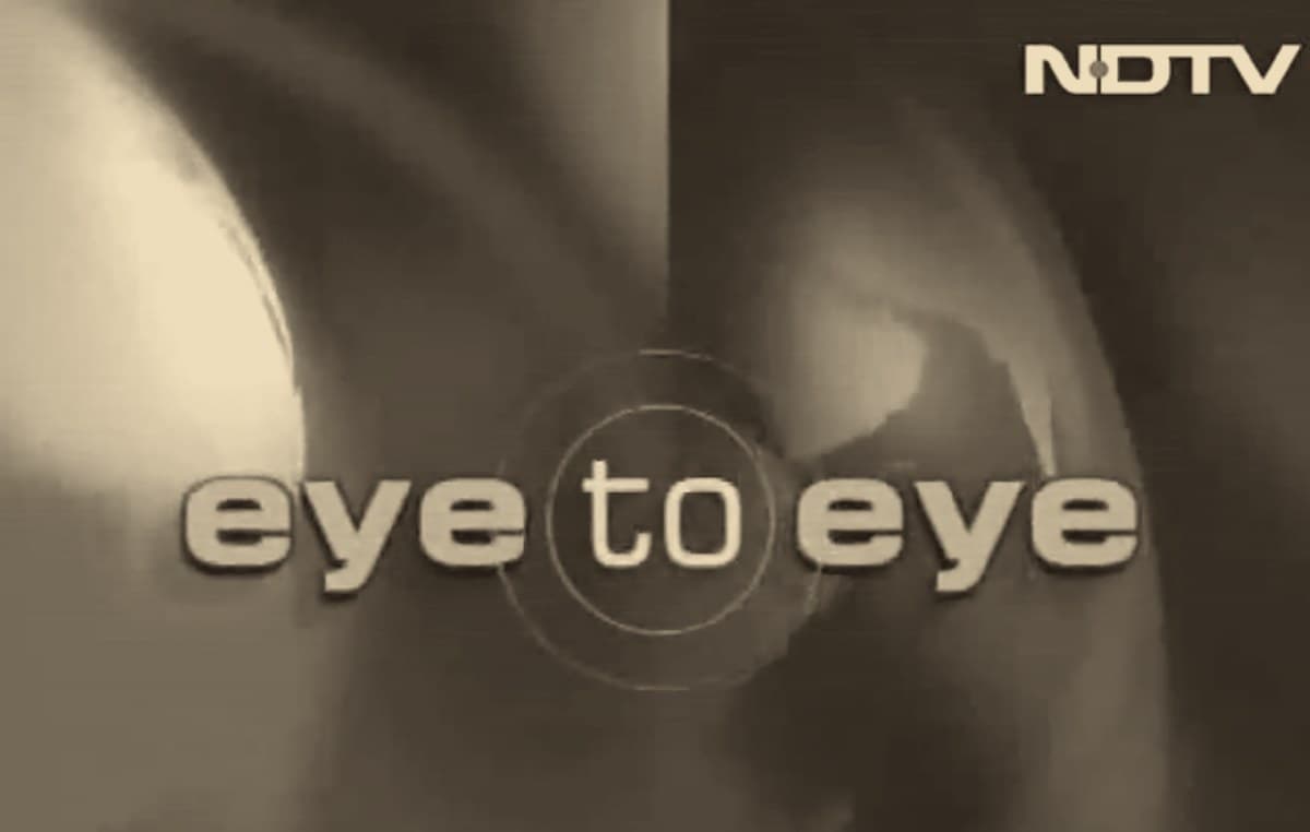 Video still — Eye to Eye with JD(U) Leader Ramakrishna Hegde